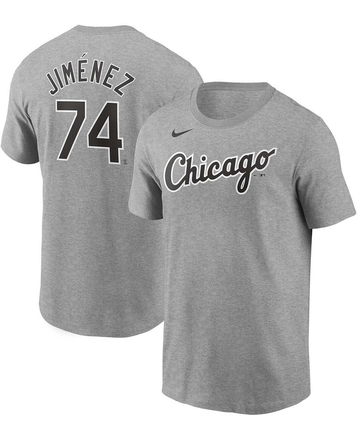 Мужская футболка heather grey chicago white sox name number Nike, мульти