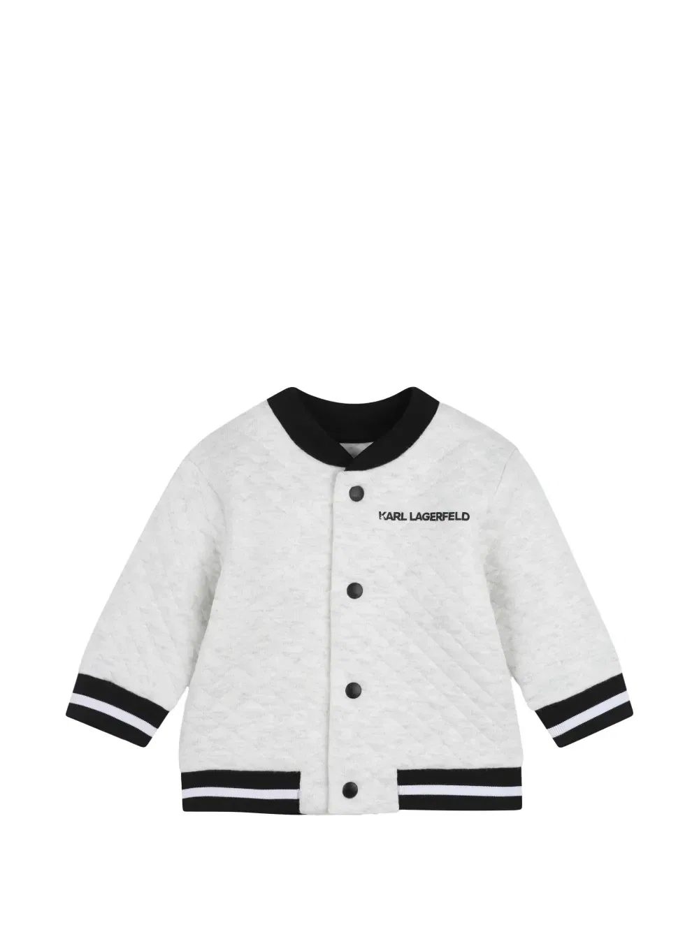 Спортивный костюм с логотипом Karl Lagerfeld Kids, серый — фото 3