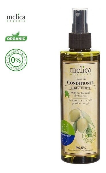 

Melica Organic, органический кондиционер для волос с экстрактом лопуха и оливы, 200 мл