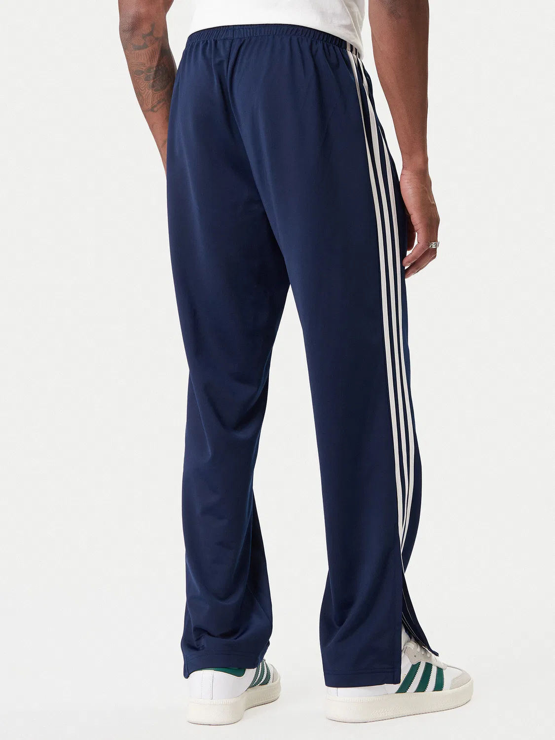Мужские спортивные брюки свободного кроя Firebird Adidas, темно-синий — фото 3