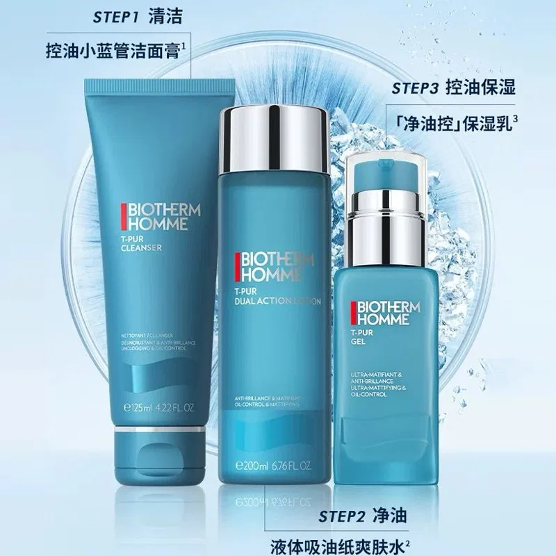 Мужской набор для очищения кожи BIOTHERM, Deep Cleaning Hydrating Oil Control — фото 2