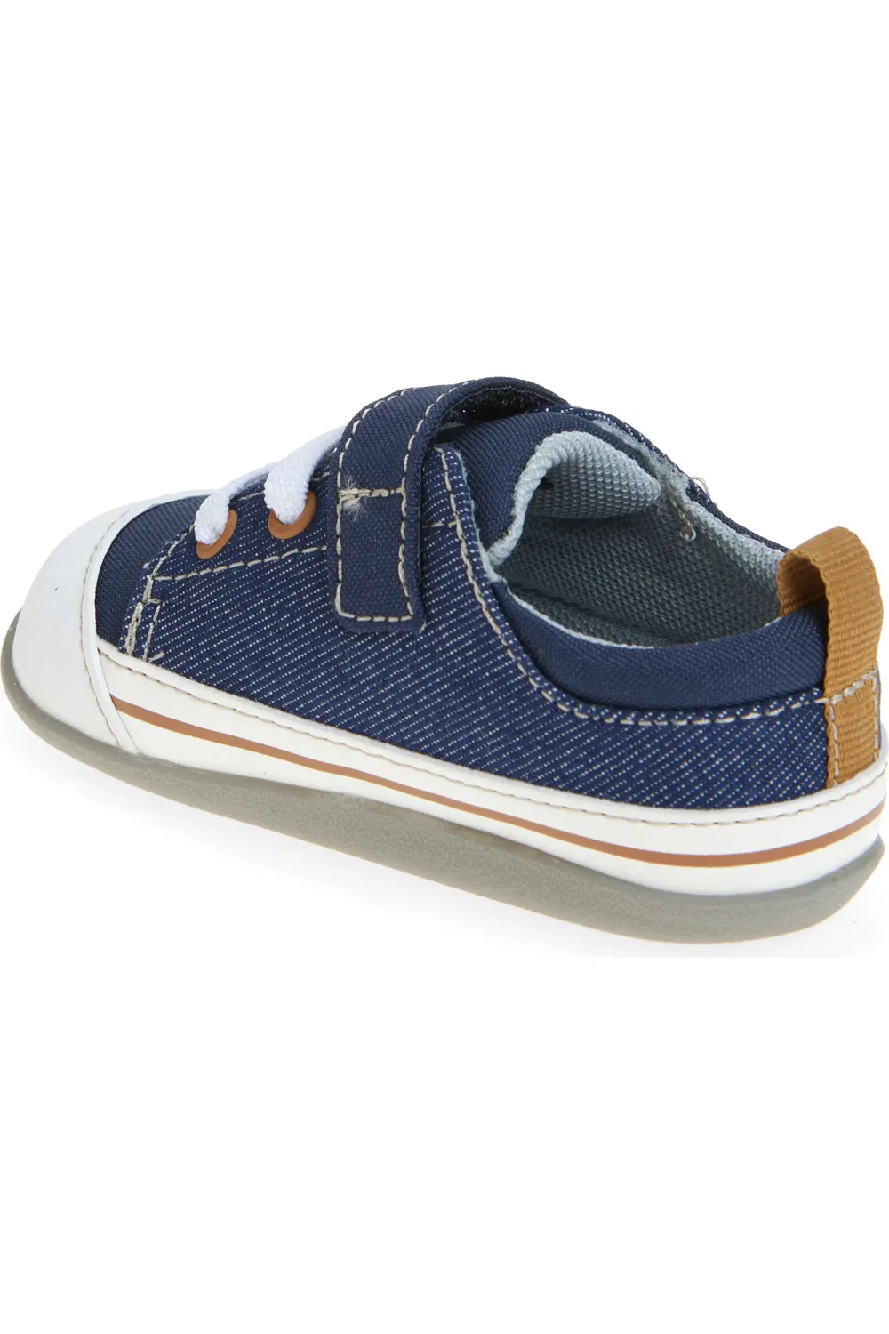 Кроссовки детские гибкие Stevie Mini See Kai Run, Navy Denim — фото 2