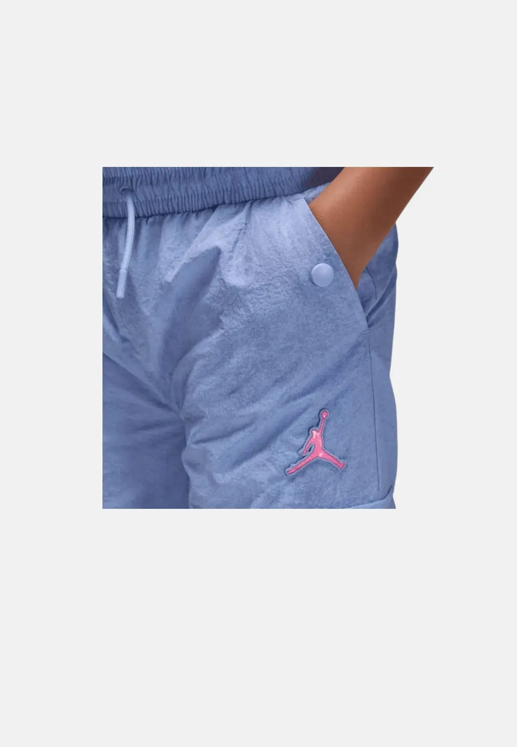 Штаны из футера с логотипом 45F197-U8K Nike Sportswear, голубой — фото 3