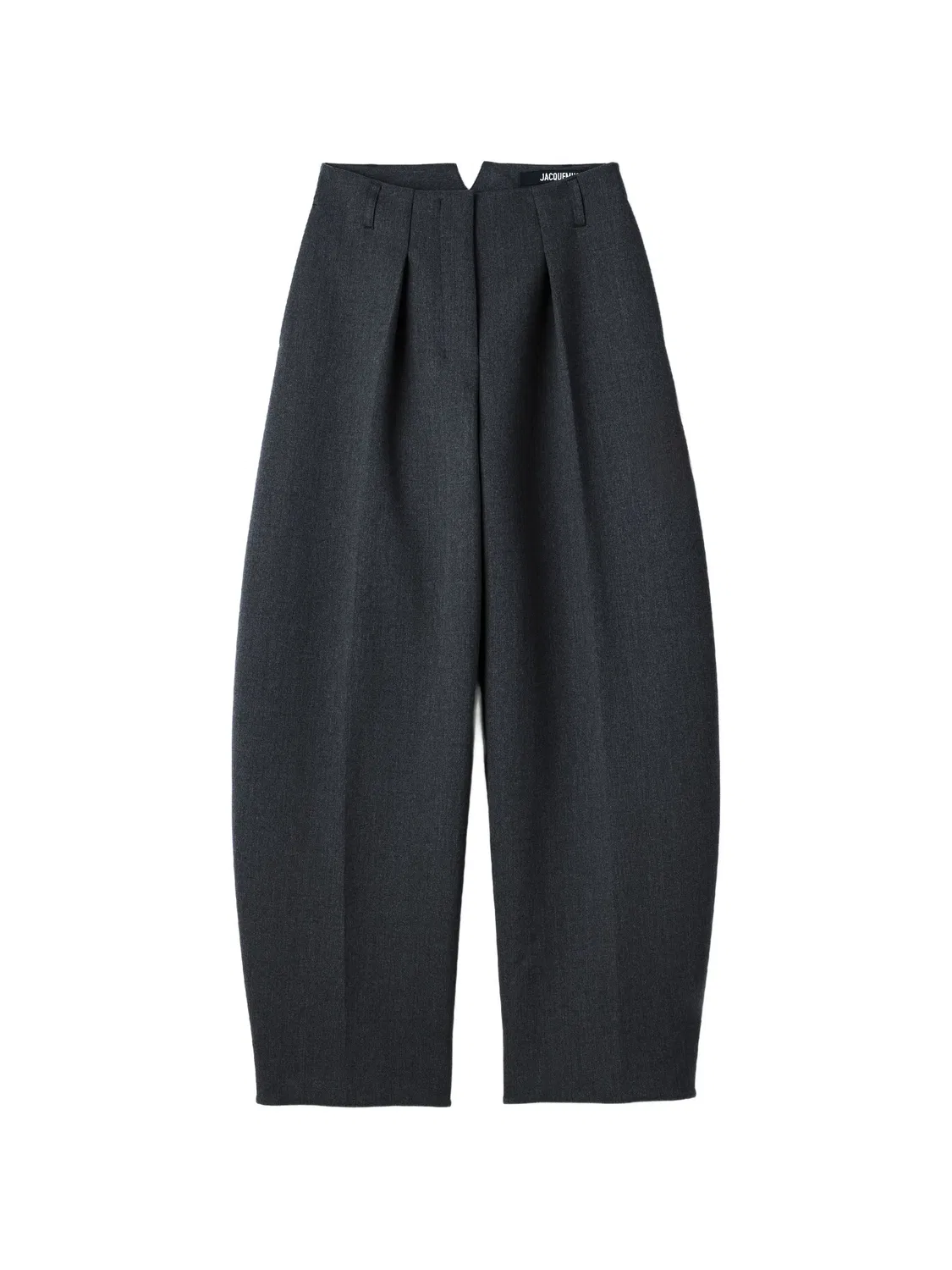 Брюки Ovalo широкие серые Jacquemus, серый