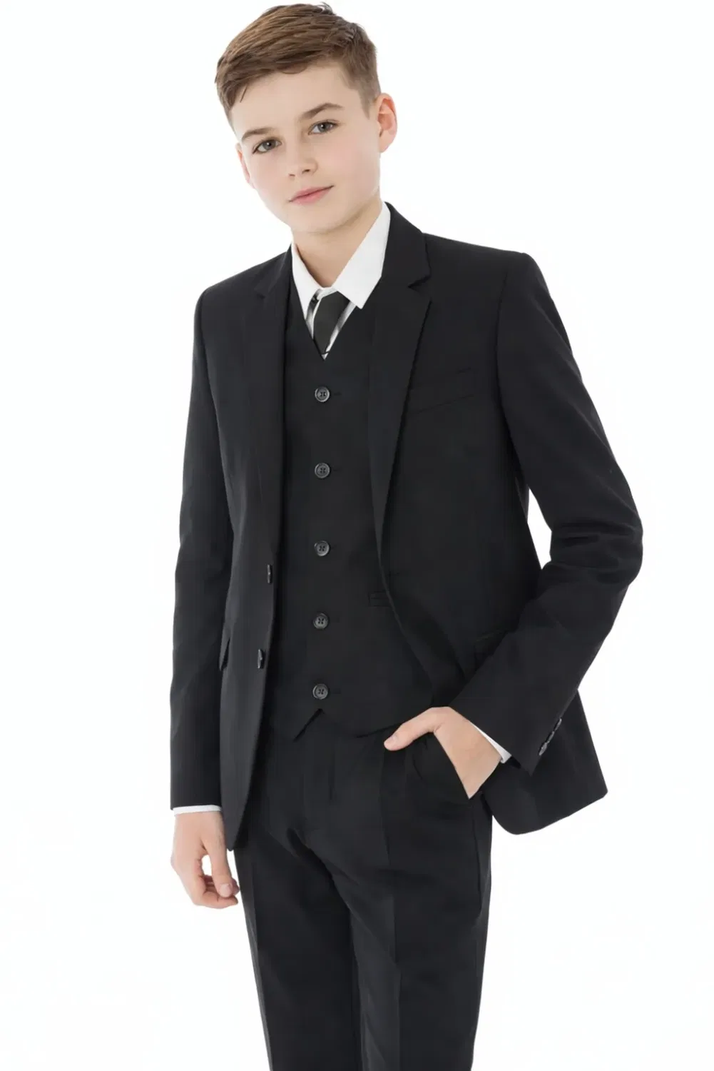 Детский костюм slim черный Vivaki, Black
