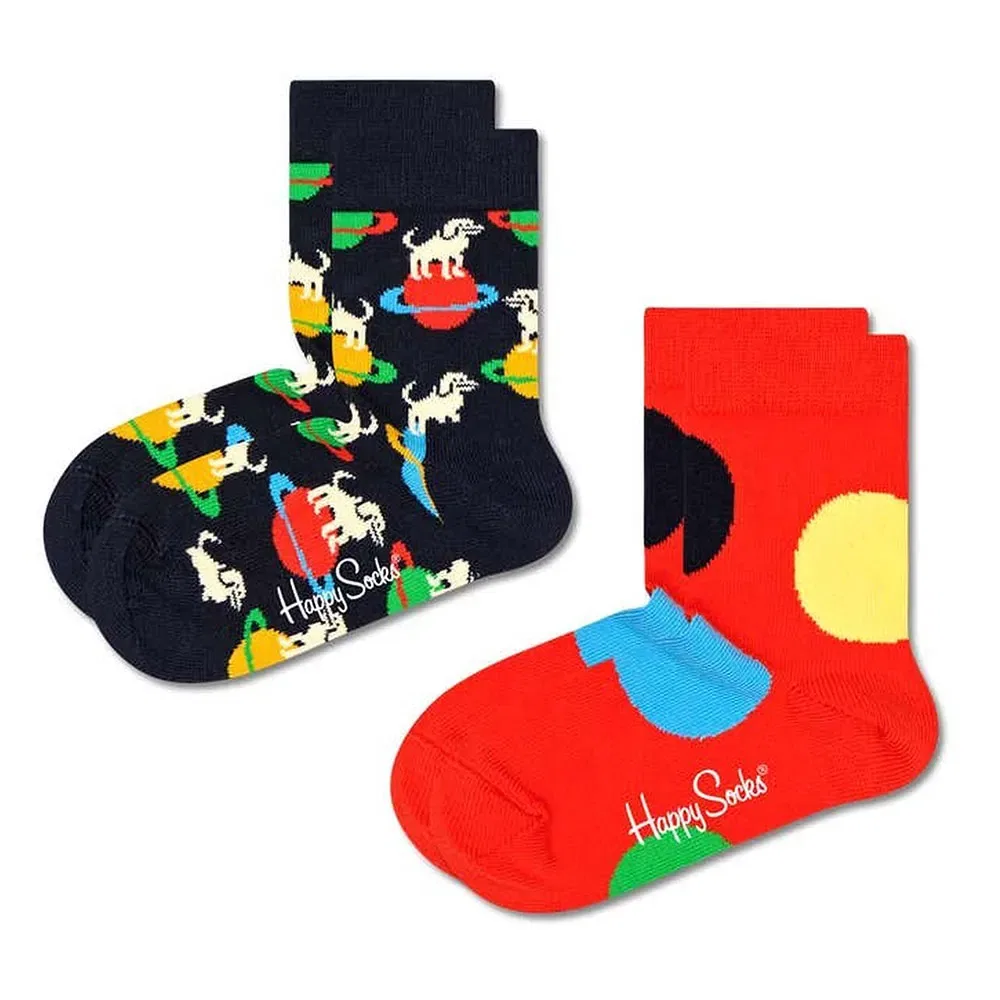 Носки с принтом Planet Dog Happy Socks, красный