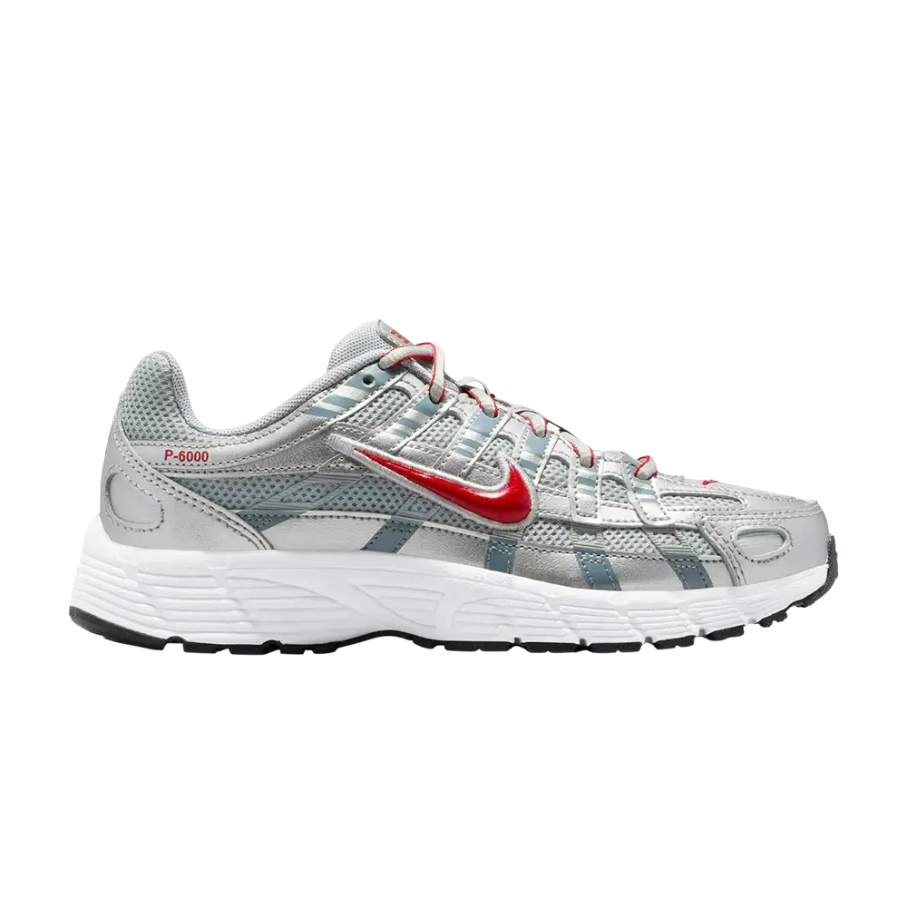 Кроссовки Nike P-6000 GS, серебряный