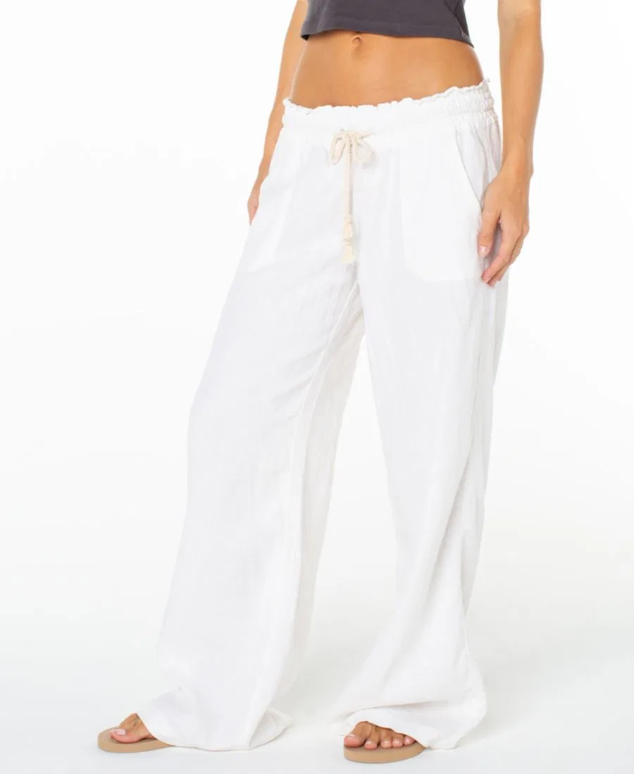 Широкие брюки Oceanside Wide-Leg Pants Roxy, Sea Salt