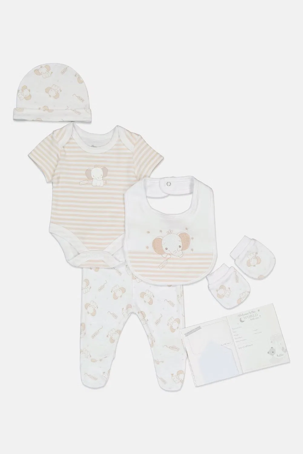 Комплект детский с принтом из 6 предметов Rock-A-Bye Baby Boutique, разноцветный — фото 4