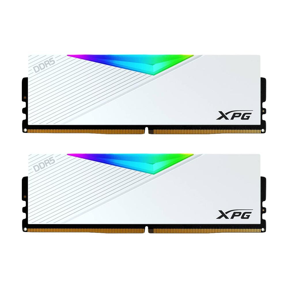 

Оперативная память Adata XPG Lancer RGB, 32 Гб (2х16), CL38, 5200 MHz, DDR5, AX5U5200C3816G-DCLARWH, белый