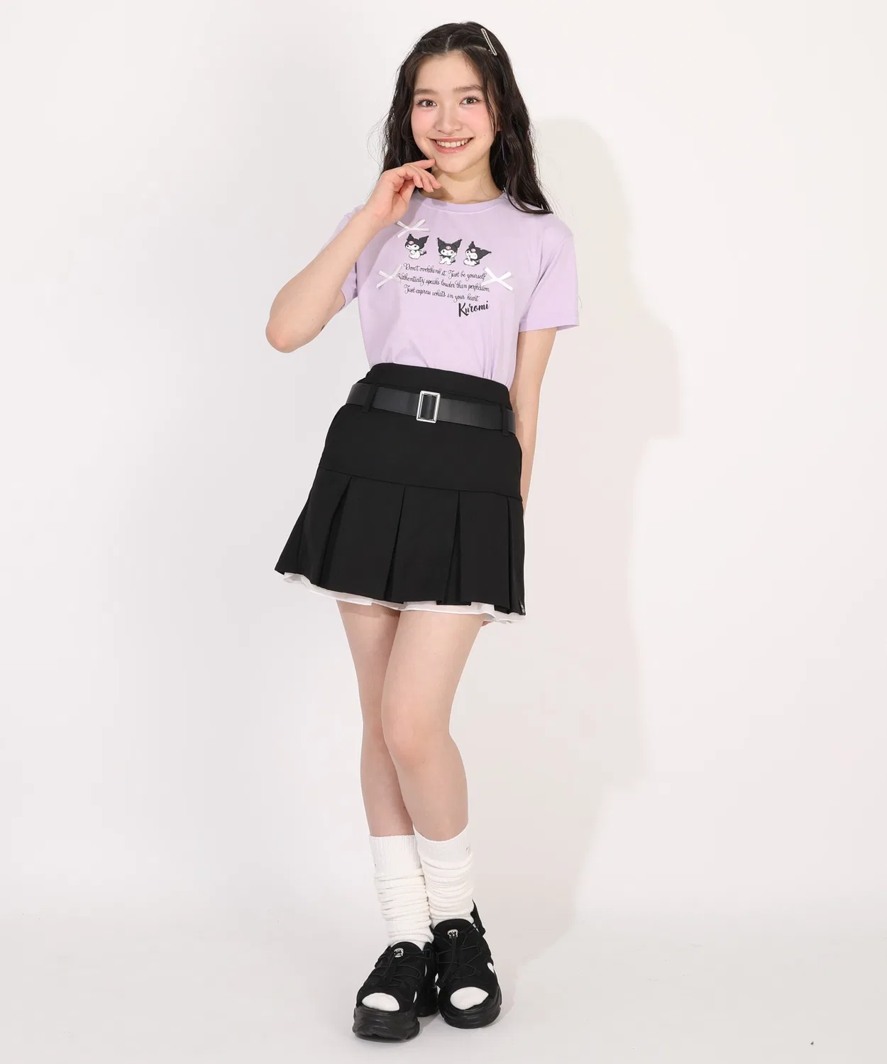 Детская футболка с длинным рукавом с мини-лентой PINKHUNT, Sanrio — фото 4