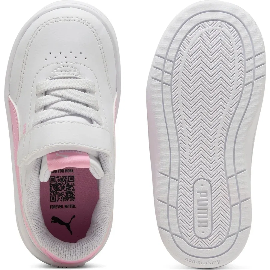 Детские спортивные кроссовки Court Classic Clean Puma, Белый — фото 4