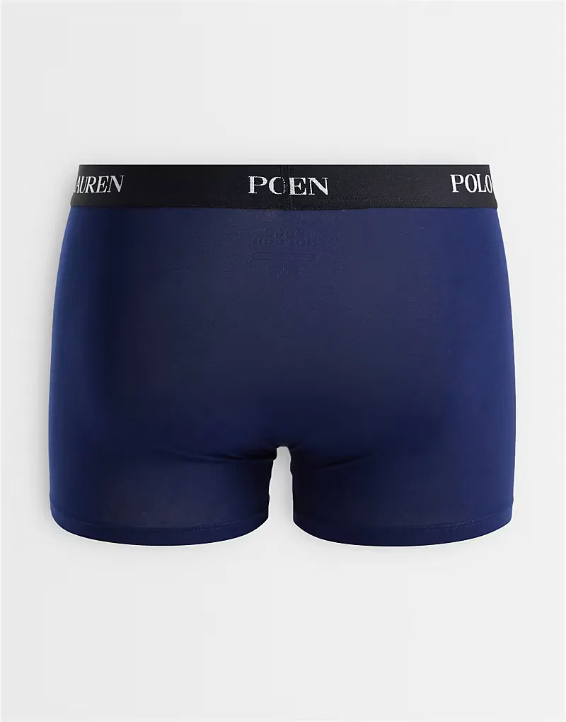 Трусы хлопковые 3 шт Polo Ralph Lauren, мультиколор — фото 2