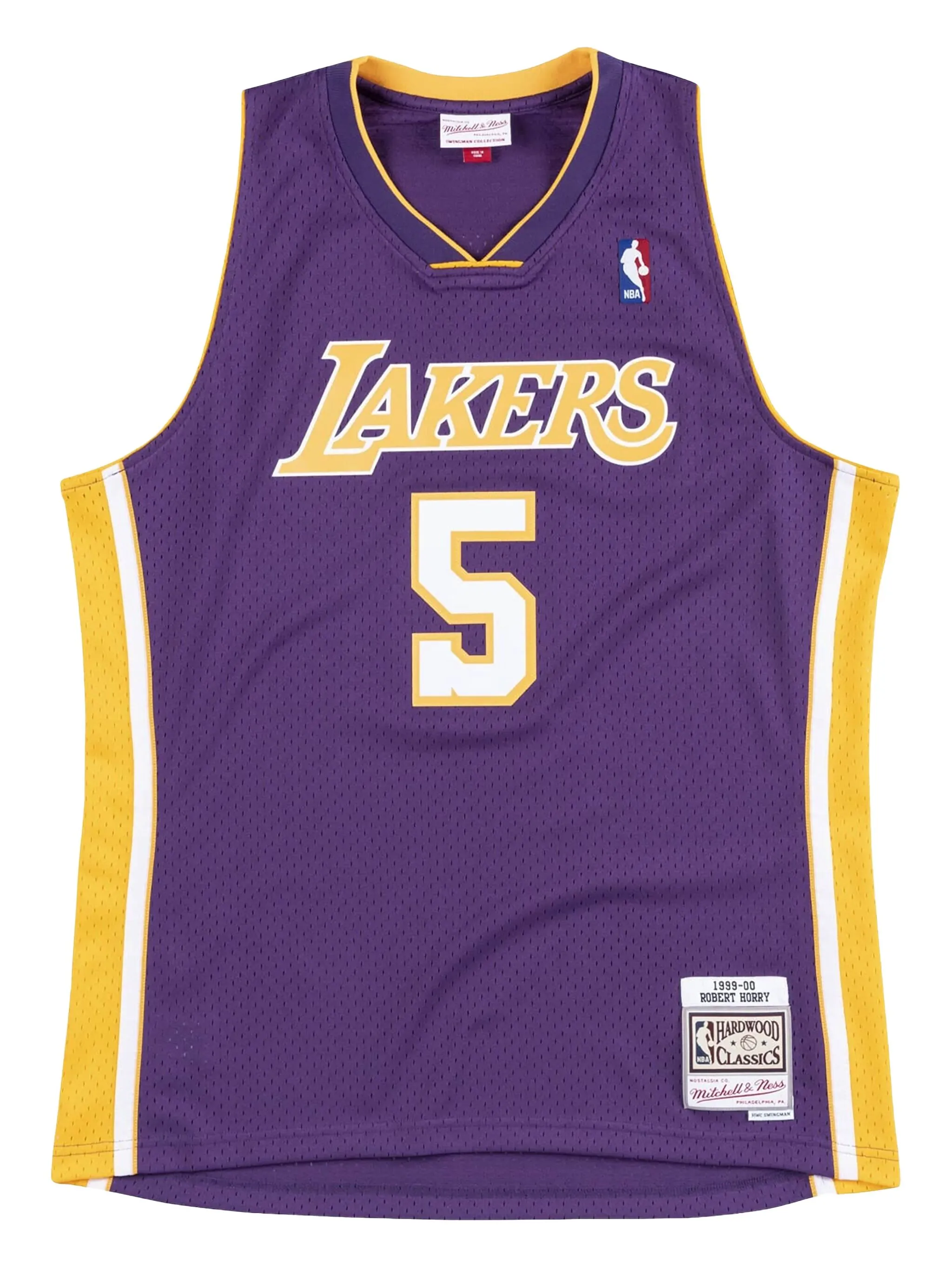 

Топ Robert Horry NBA Los Angeles Lakers 1999/2000 Swingman Mitchell & Ness, фиолетовый