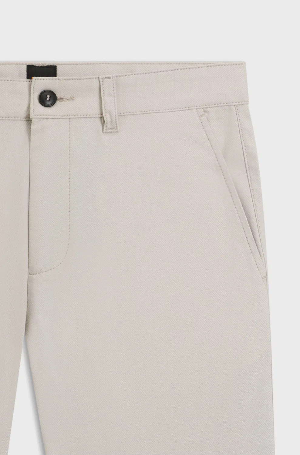 Брюки-чиносы Boss Slim fit Twill, серо-бежевый — фото 2