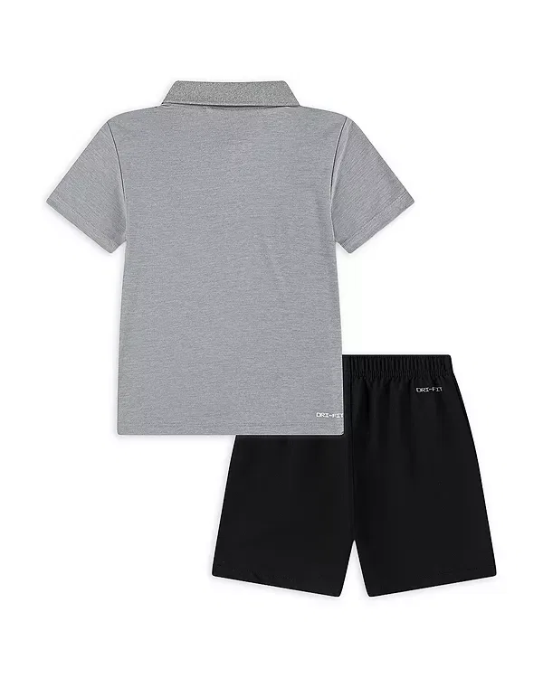 Детский комплект для мальчиков с Dri-FIT Nike, черный — фото 2