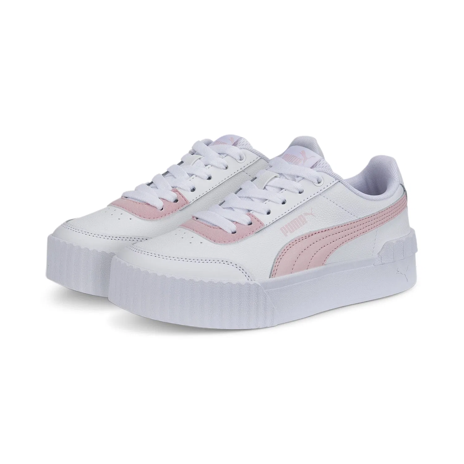 Детские кроссовки для мальчиков с массивной подошвой Carina Lift PS, PUMA, White