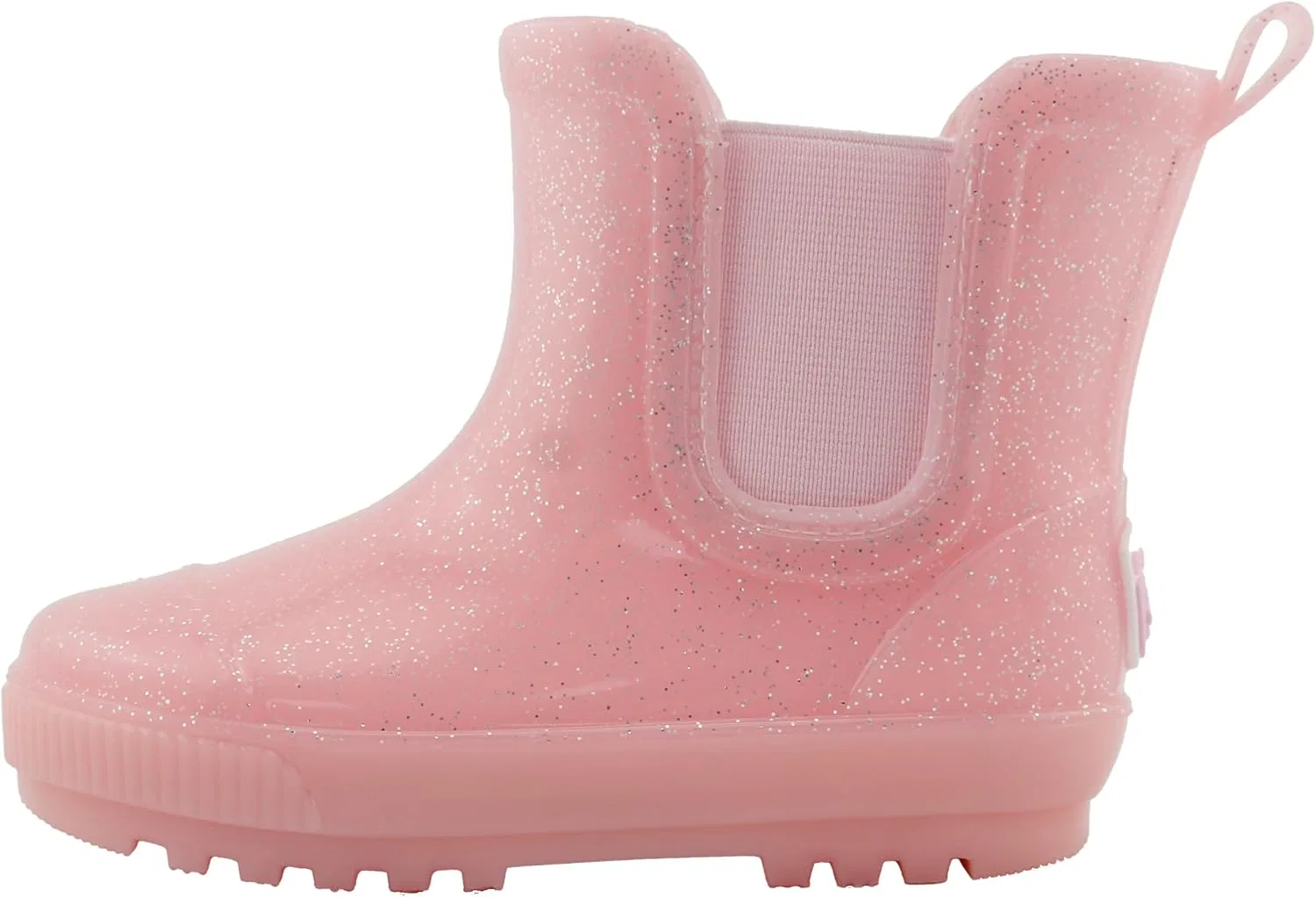Детские резиновые сапоги Chelsea с принтом BEARPAW, Light Pink Glitter — фото 4