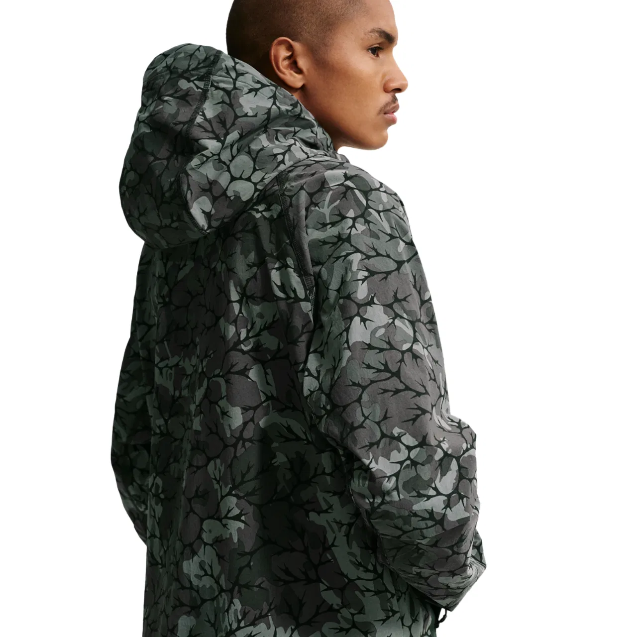Мужская куртка Dri-FIT Tech Woven AOP Full-Zip Nike, черный — фото 2