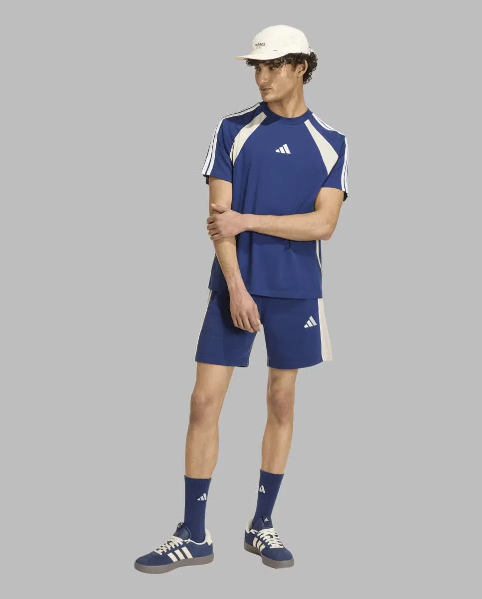 Мужская футболка, Essentials Seasonal, adidas, синий — фото 3