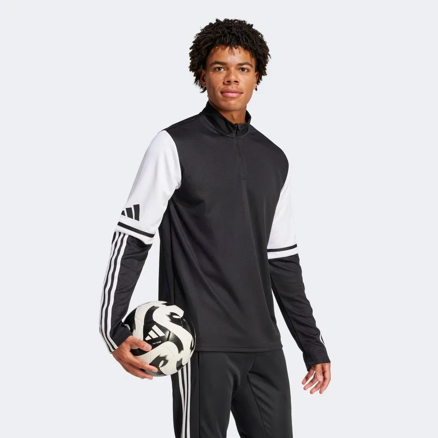 Свитшот футбольный с длинным рукавом Squadra 25 adidas, Черный — фото 2