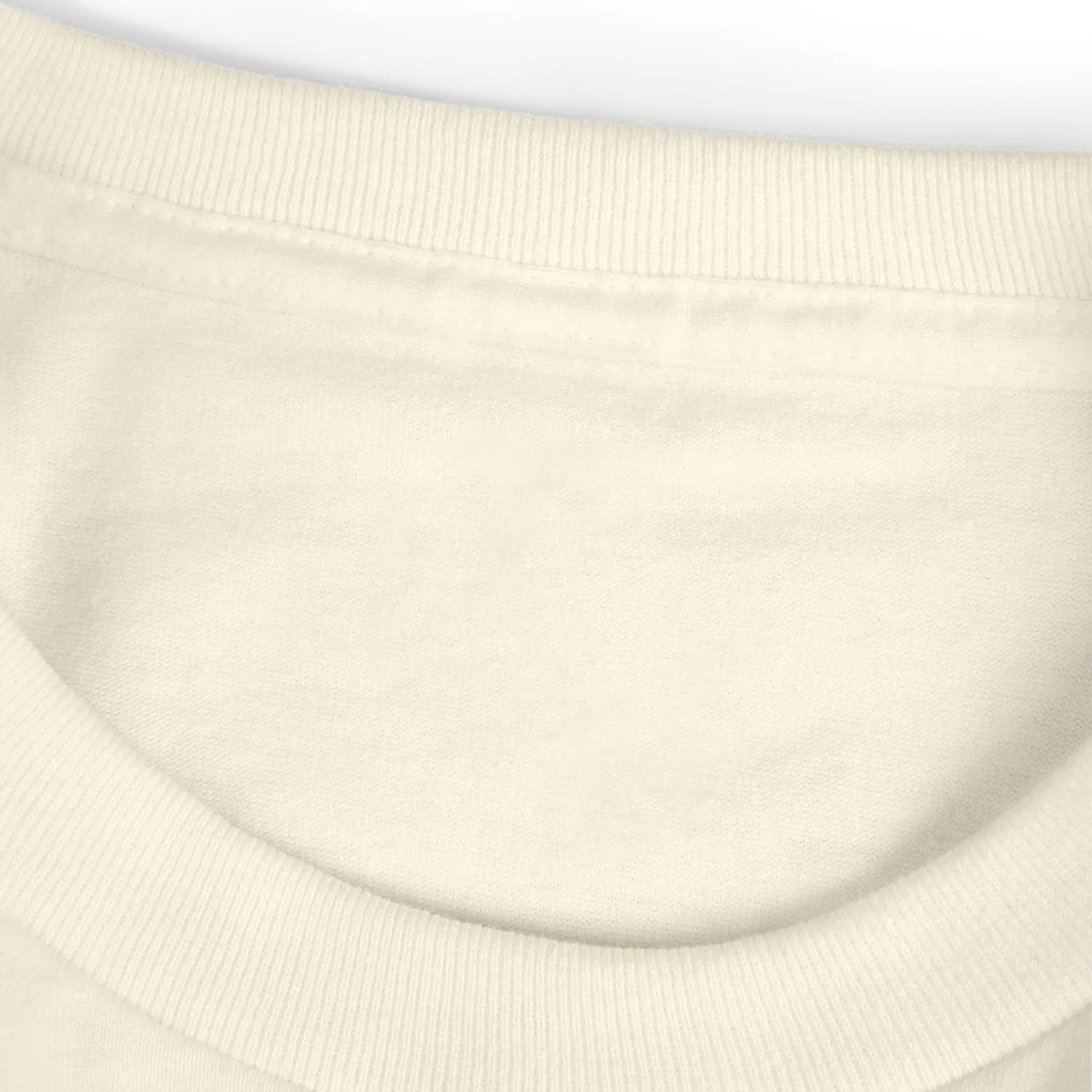 Футболка с принтом Little Owl Heavyweight Cotton Tee American Apparel 1301gd, Faded Cream — фото 3