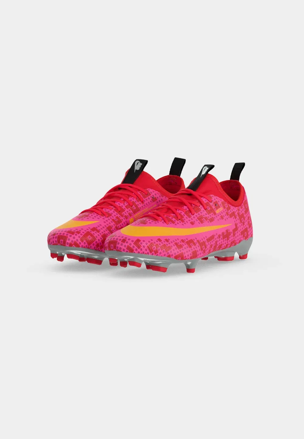 Футбольные бутсы Jr Vapor Acad x Lego FG/MG унисекс для искусственной травы Nike Performance, Metallic Silver-Coloured/Safety Orange/Black/Green Strike — фото 3