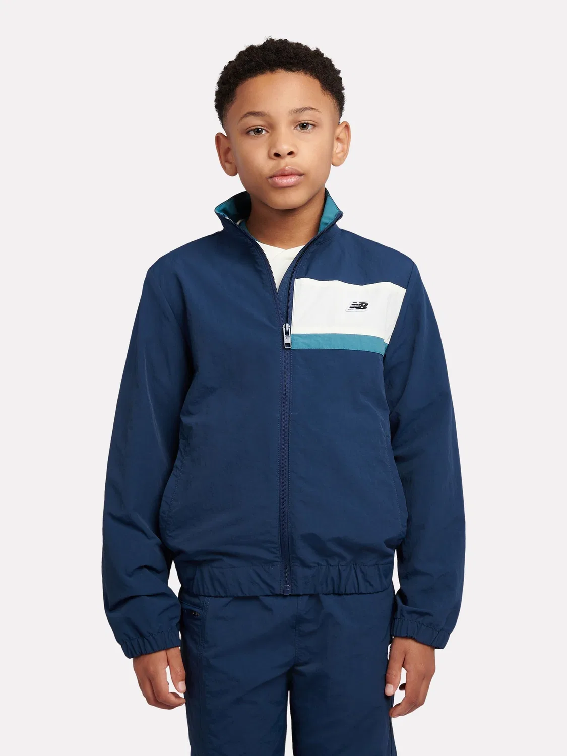 Куртка спортивная New Balance Premium Panelled, синий