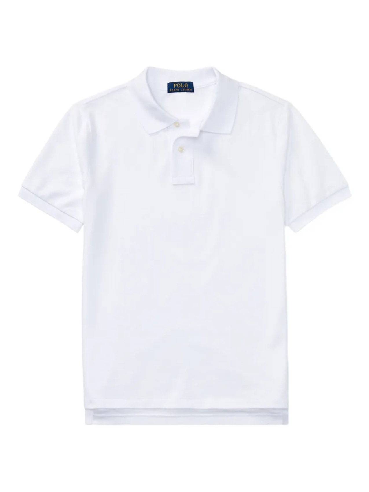 

POLO RALPH LAUREN KIDS рубашка поло с короткими рукавами, белый