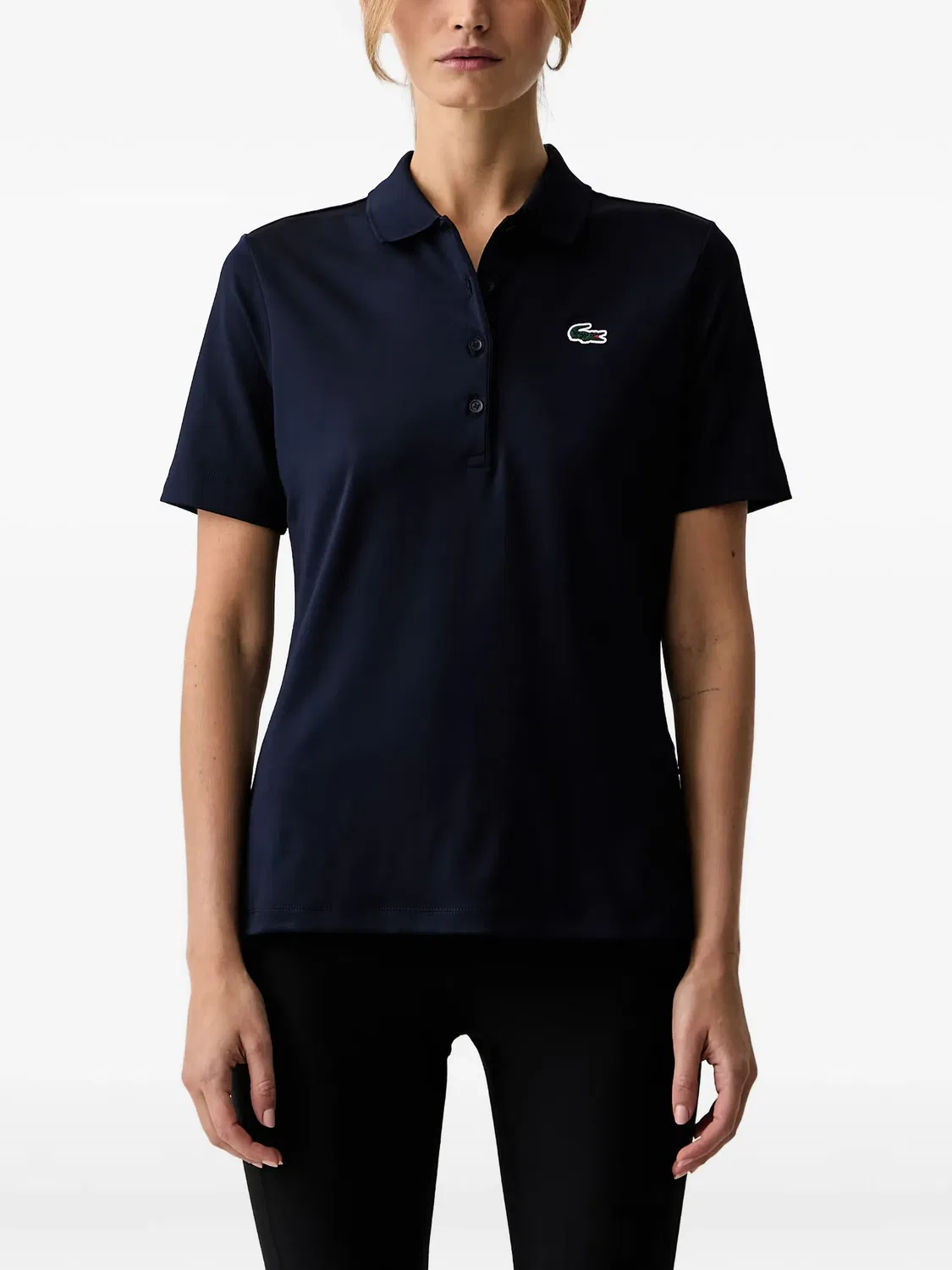 Рубашка поло синего цвета Lacoste, синий