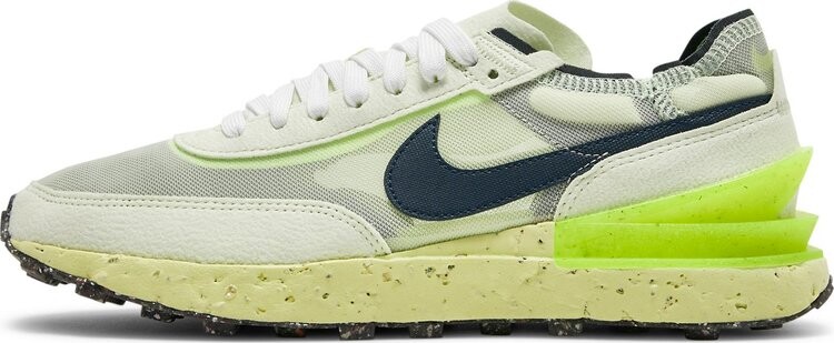 Кроссовки Nike Waffle One Crater 'Lime Ice', зеленый — фото 4