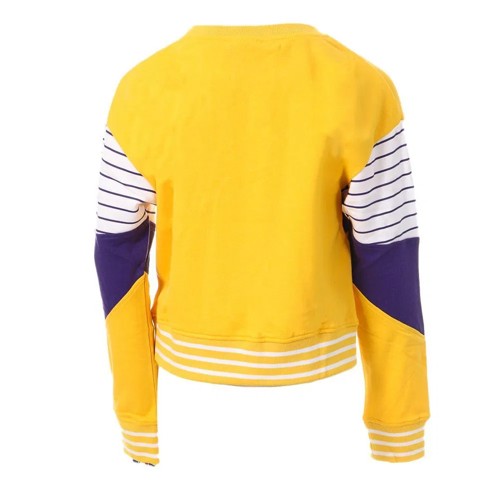 Детский свитшот для девочек с принтом NBA Los Angeles Lakers Cheerleader, Nba, Yellow — фото 3