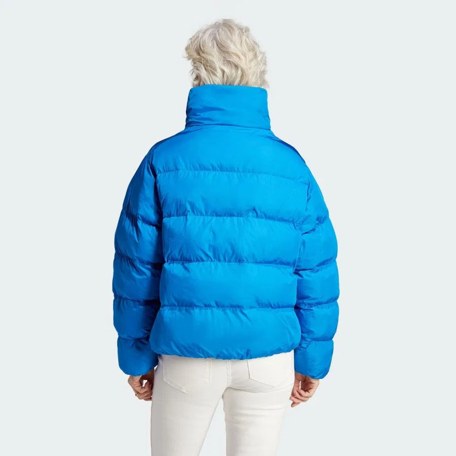 Куртка с наполнителем Vegan Puffer Jacket adidas, Светло-голубой — фото 2