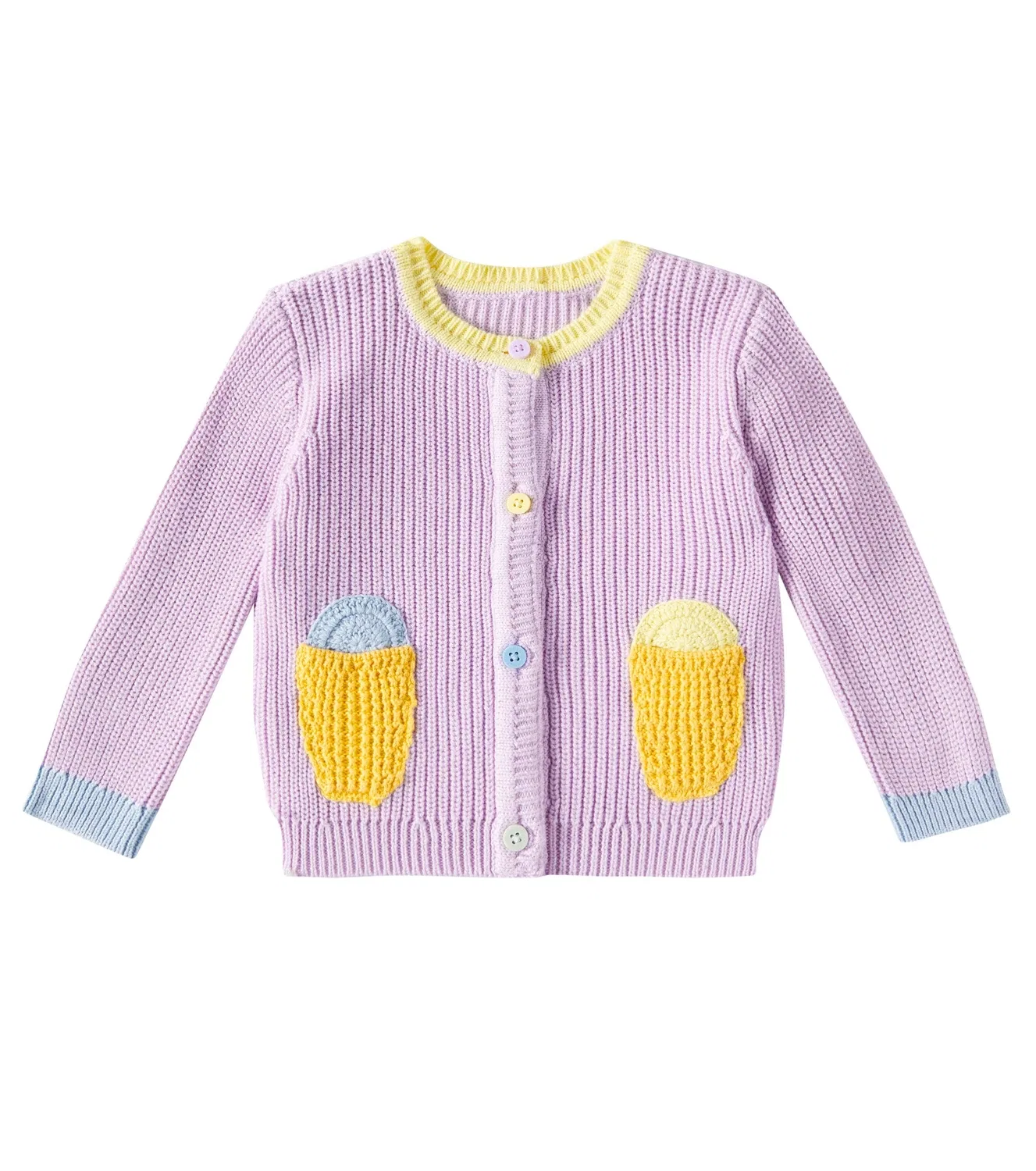 Детская футболка с принтом Stella McCartney Kids, фиолетовый