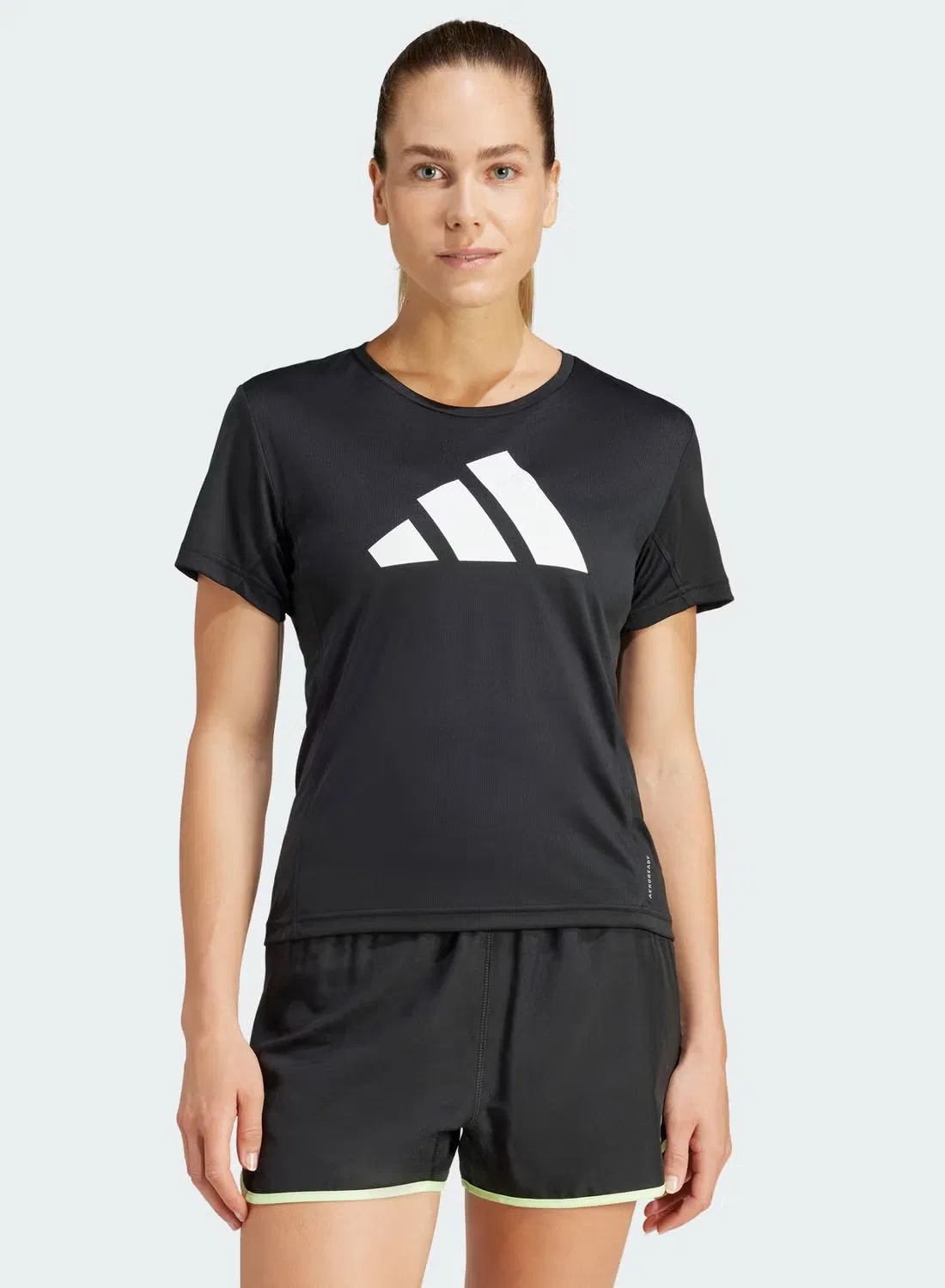 Футболка дышащая Run It Adidas, черный