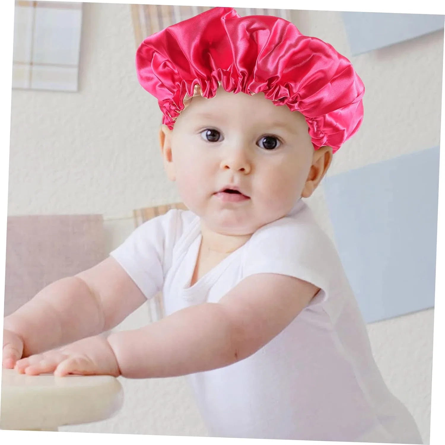 Шапочка для душа двойная, сатин, Satin, Rosy Packove — фото 2