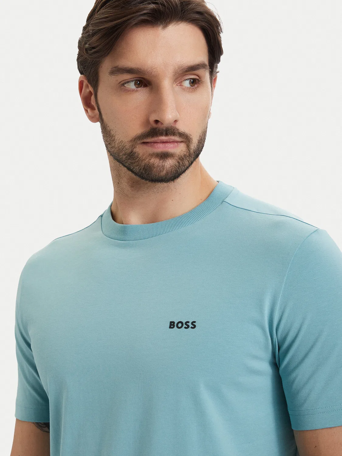 Мужская футболка стандартного кроя Tee Boss, бирюзовый — фото 4