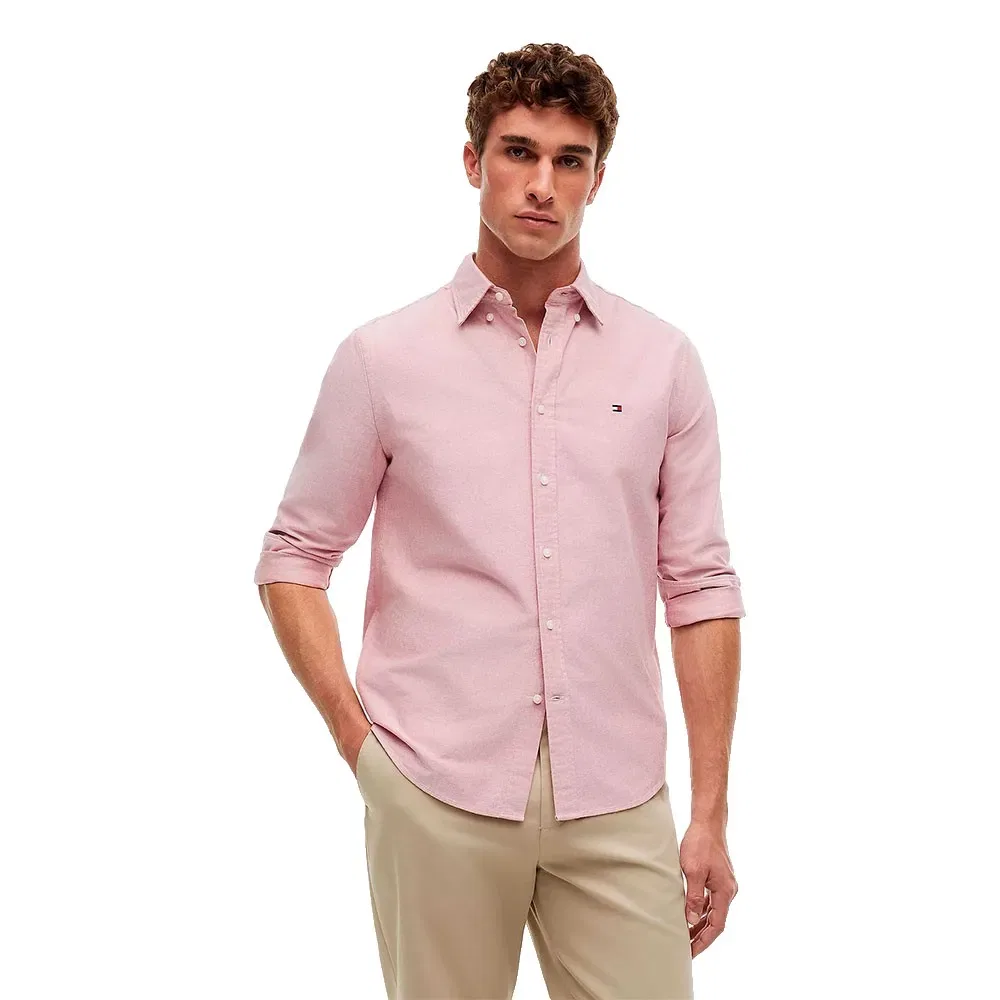 Мужская рубашка с длинным рукавом Tommy hilfiger, Pink