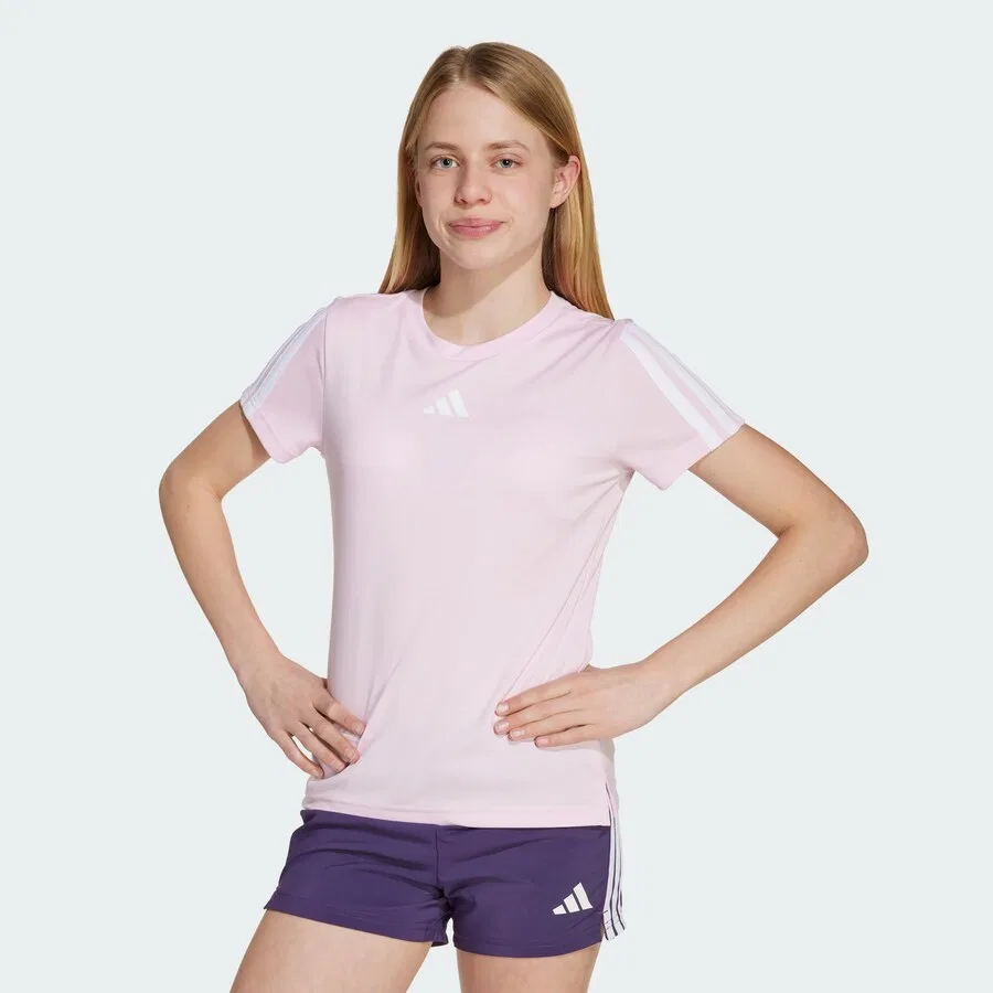 Спортивная футболка 'Training Essentials' розового цвета Adidas Sportswear — фото 2