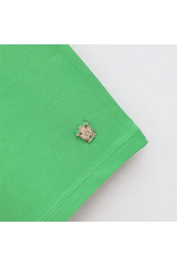 Детская футболка для мальчиков с коротким рукавом Wanex, Apple Green — фото 2