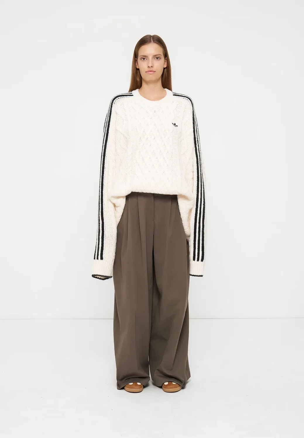 Прыгун Adidas Originals, Chalk White/Black — фото 2