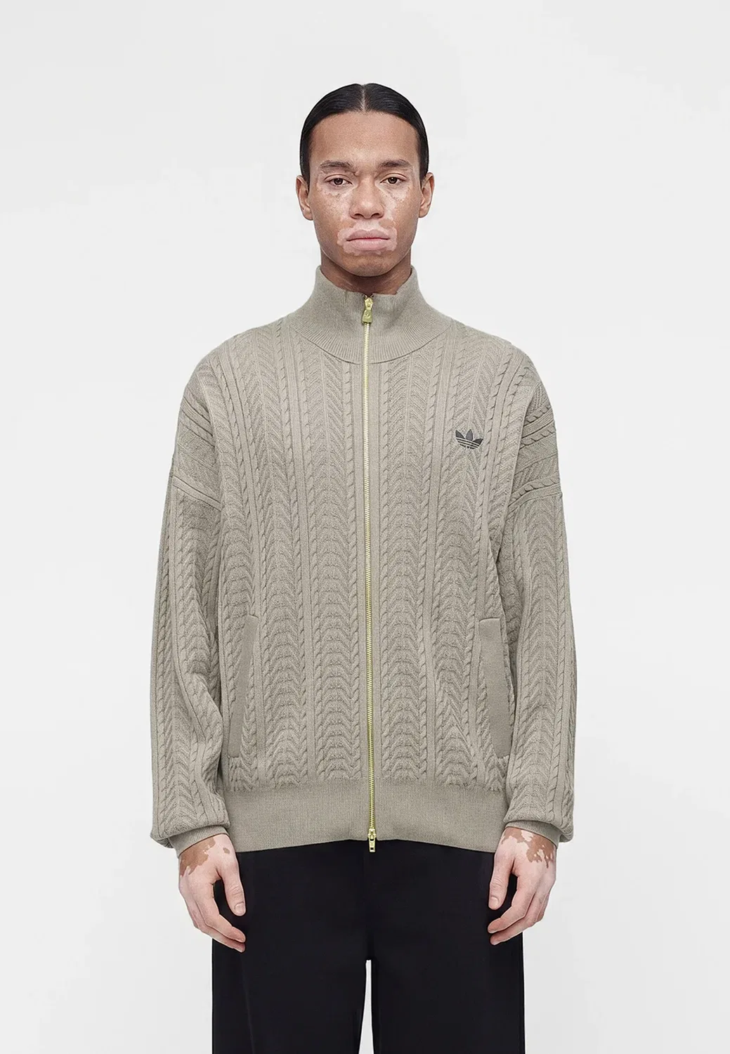 Кардиган Firebird унисекс Adidas Originals, Silver-Coloured Pebble