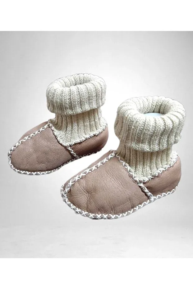 Детские ботинки из натуральной кожи для малышей Baby Bakkal, M5