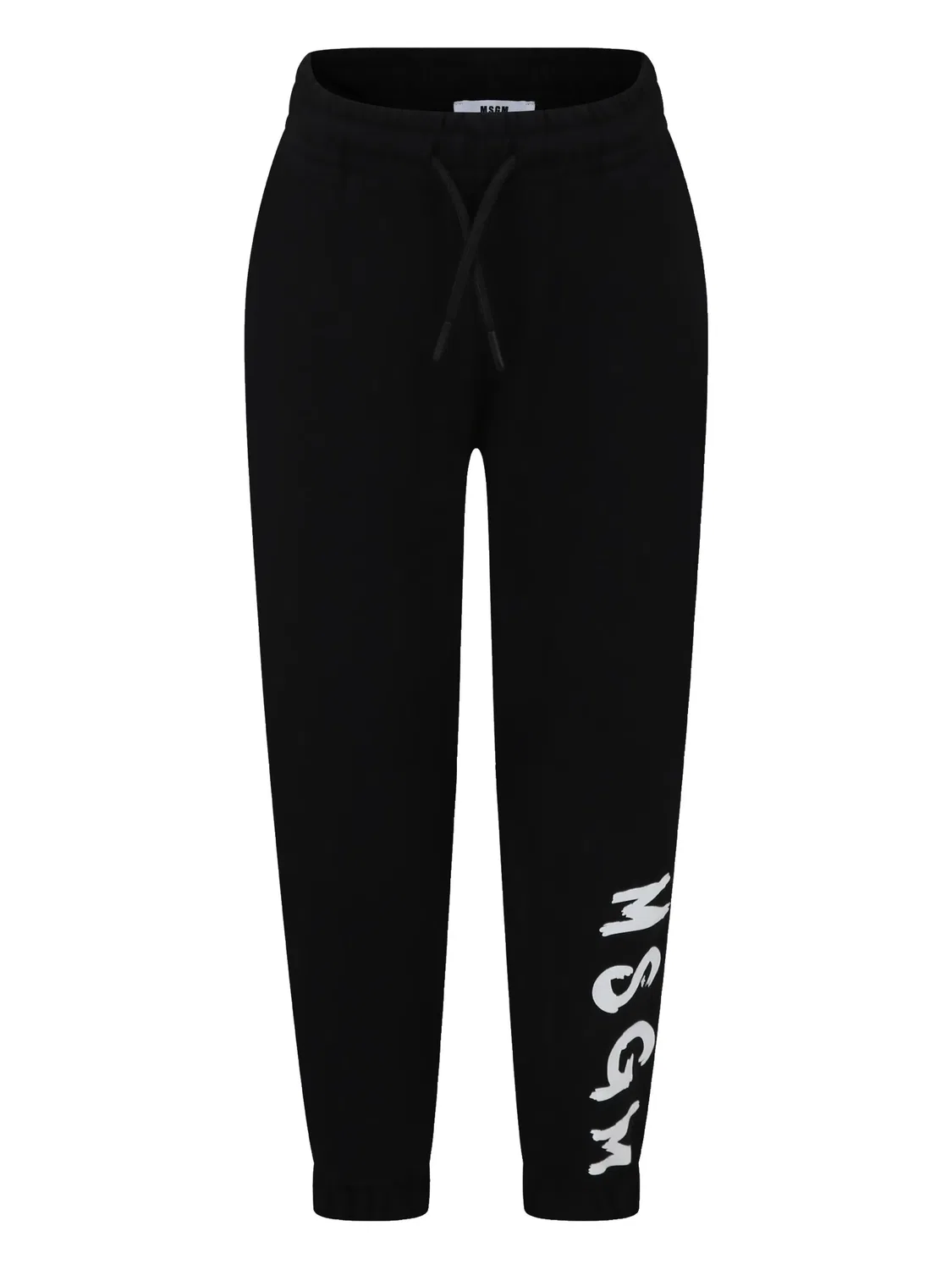 Хлопковые брюки MSGM, черный