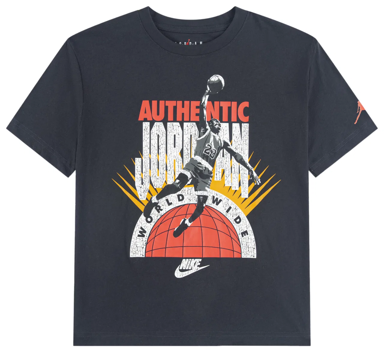 Футболка для мальчиков Infrared Authentic Jordan, цвет Infrared/Off Noir