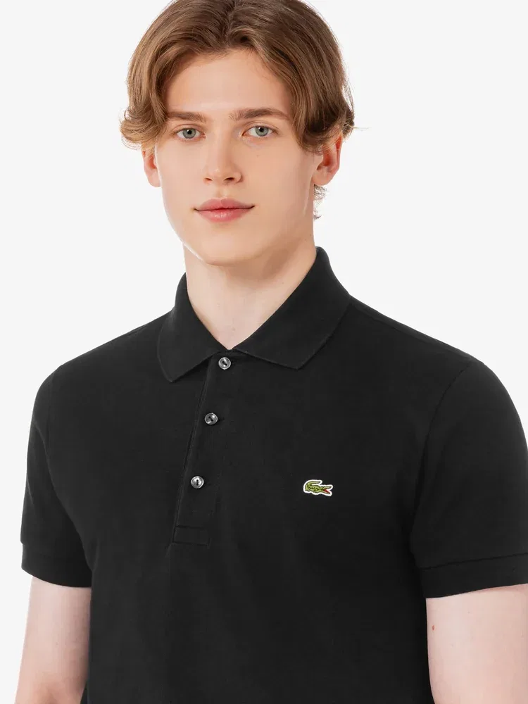 Футболка поло Slim Fit LACOSTE, Black — фото 2