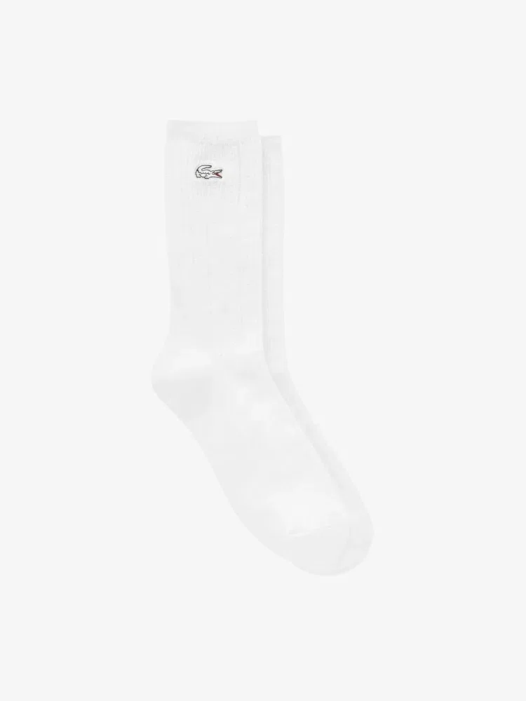 Носки женские LACOSTE RA014E-56G, ажурные, белые — фото 2
