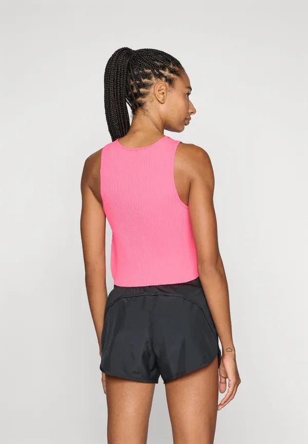 Топ Dri-fit Aeroswift Nike Performance Hyper Pink/Black, черный/розовый — фото 3