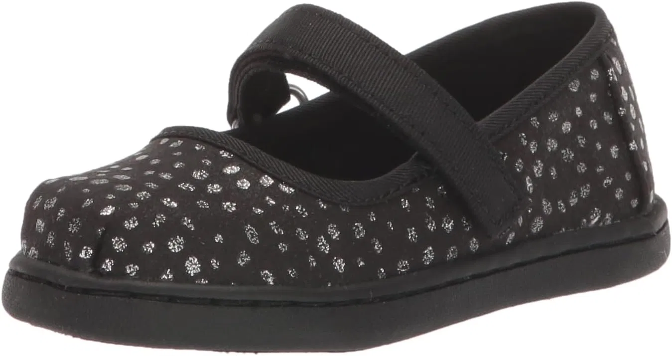 Детские туфли Мэри Джейн для девочек Tiny TOMS, Black