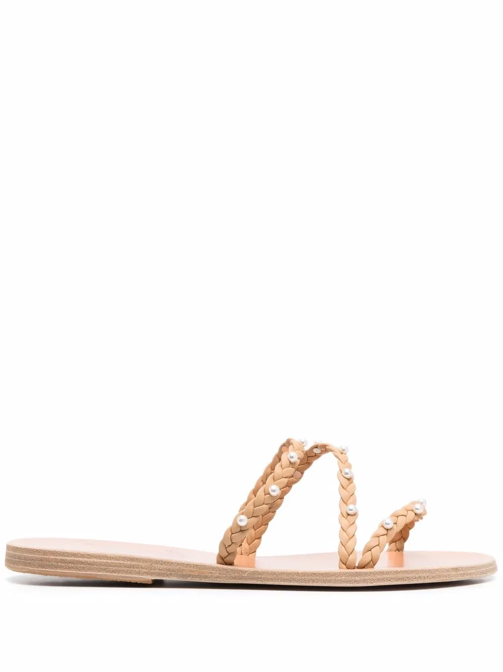 Сандалии Ekaterini с искусственным жемчугом Ancient Greek Sandals, нейтральный